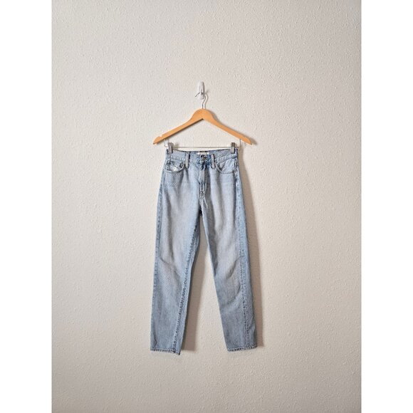 Madewell Light Wash Straight Perfect Vintage Jeans 24 - Picture 4 of 11